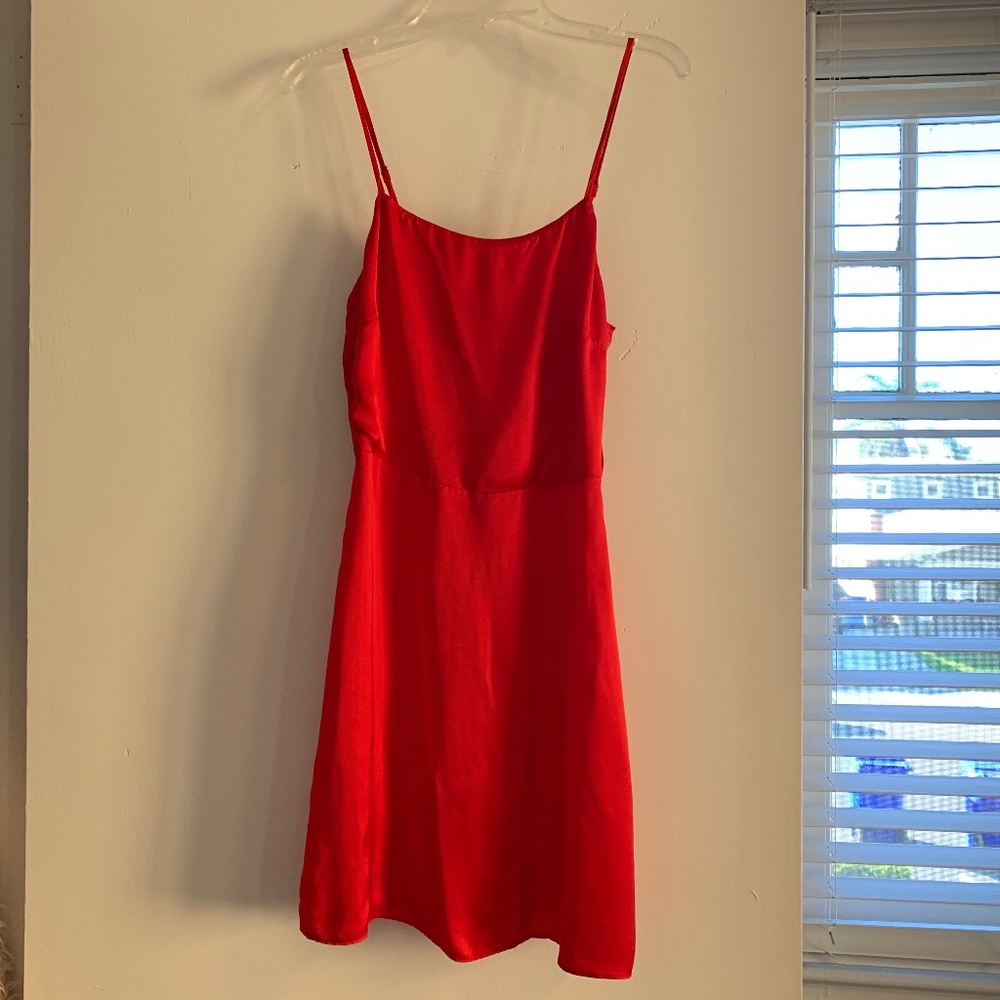 Wilfred Isabelle Dress - Satin Red Size 00